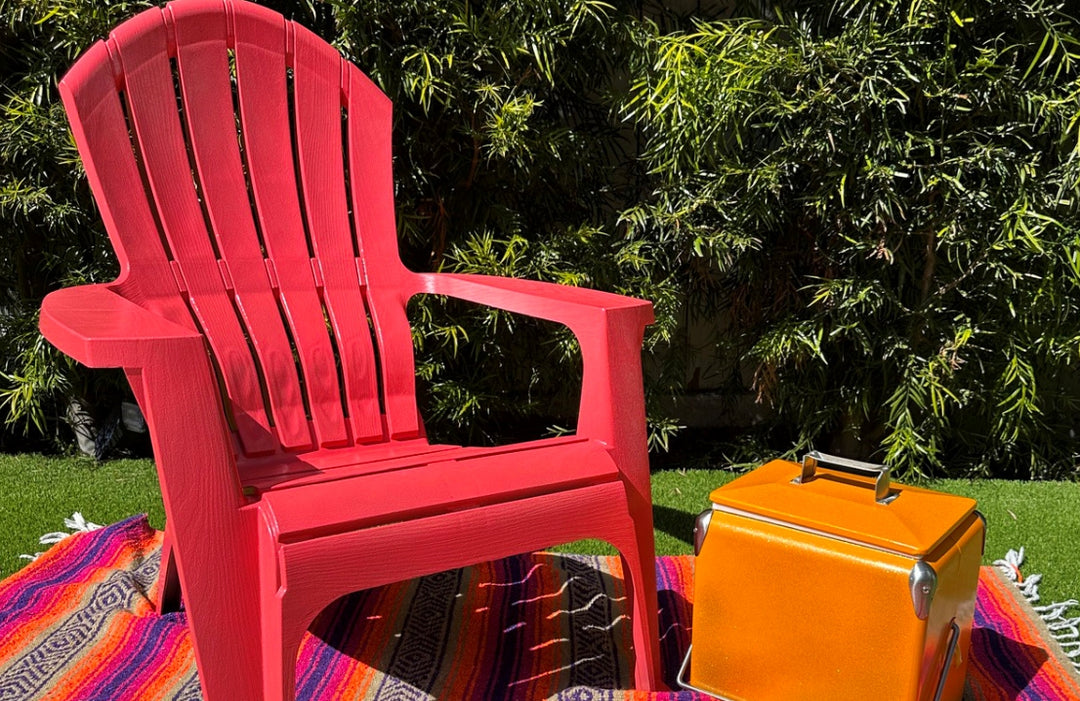 COLORSHOT Beach Chair and Cooler