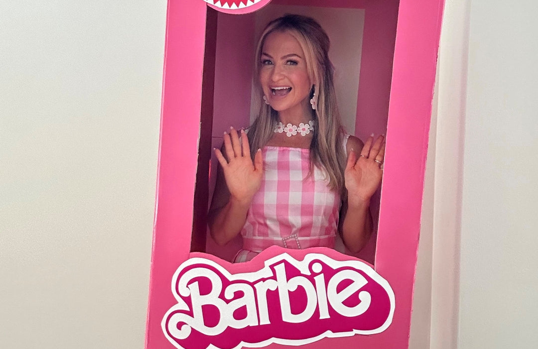 COLORSHOT Barbie Box Halloween Costume