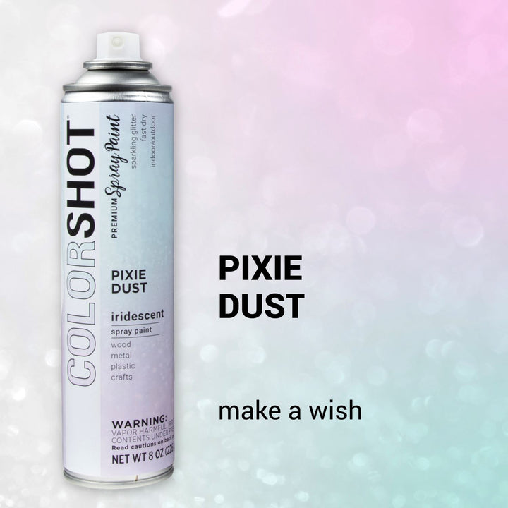 Picture of 47015 COLORSHOT Iridescent Spray Paint Pixie Dust (Multicolored) 10 oz.