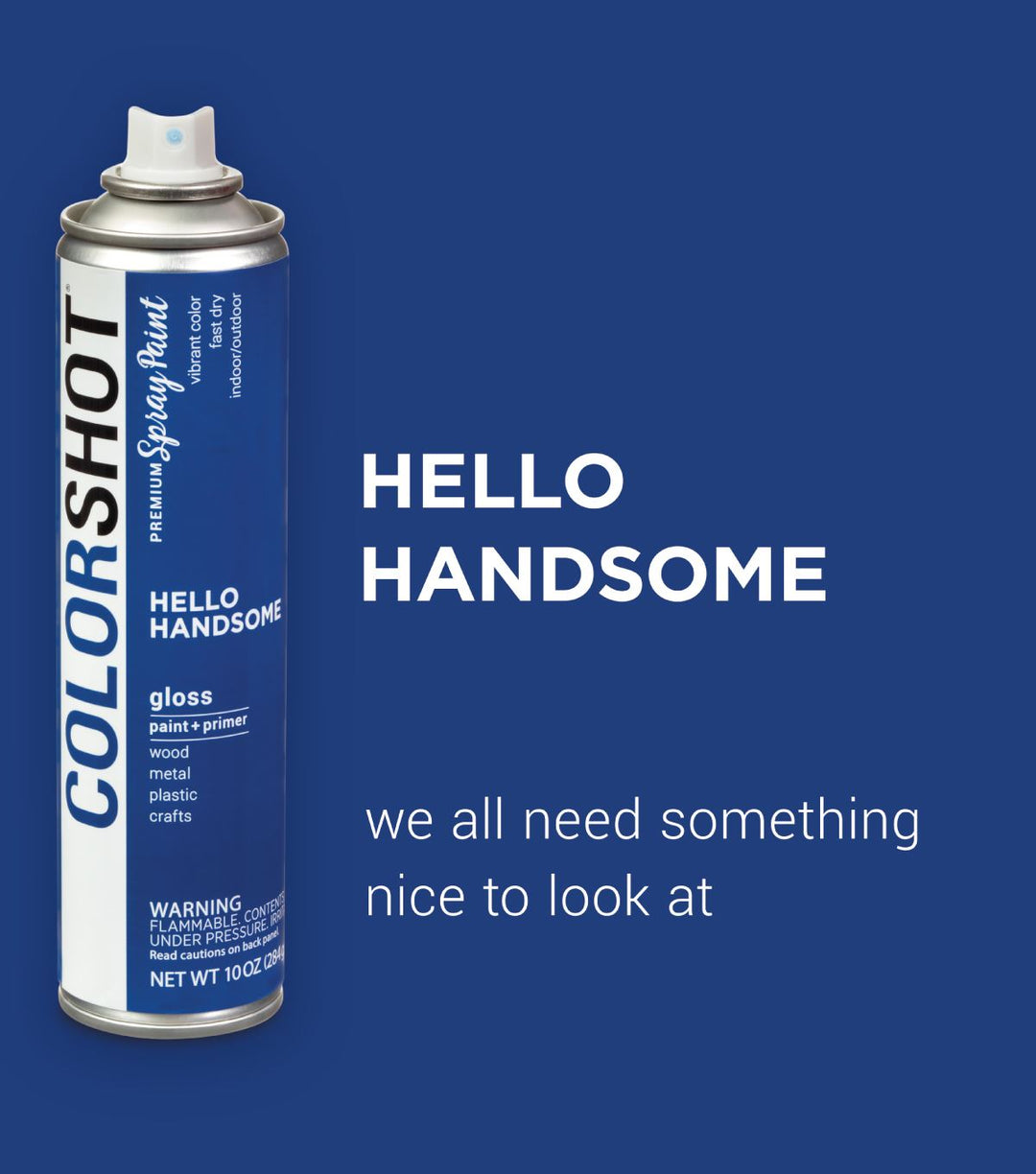 Picture of 48290 COLORSHOT Gloss Spray Paint Hello Handsome (Royal Blue) 10 oz.