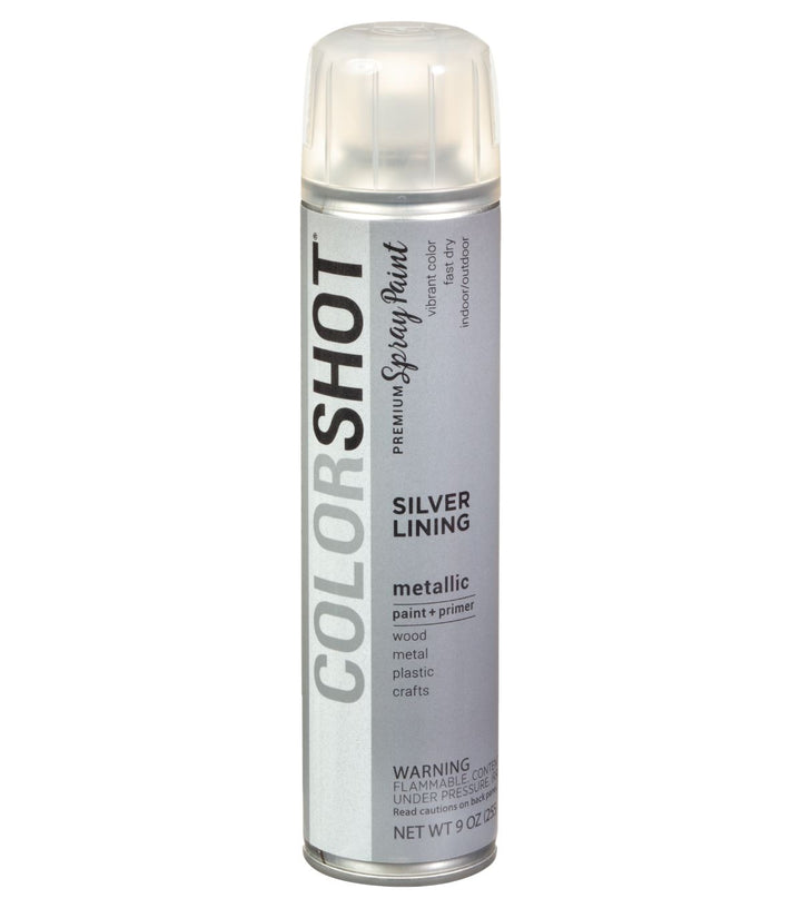 Picture of 48314 COLORSHOT Metallic Spray Paint Silver Lining (Silver Metallic) 9 oz.