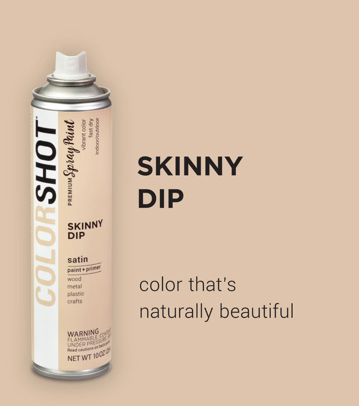 Picture of 48294 COLORSHOT Satin Spray Paint Skinny Dip (Beige) 10 oz.