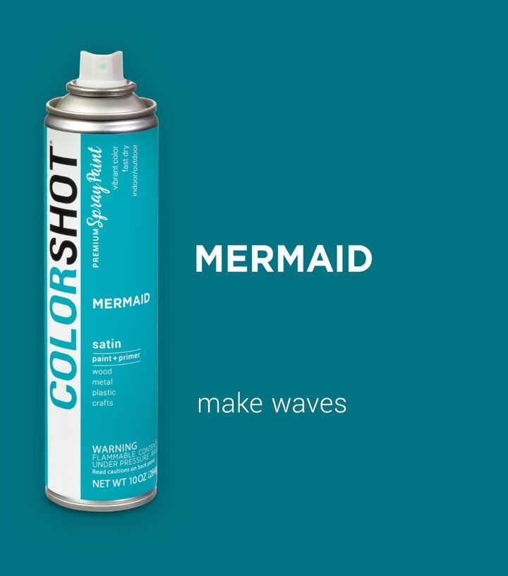 Picture of 48286 COLORSHOT Satin Spray Paint Mermaid (Teal) 10 oz.