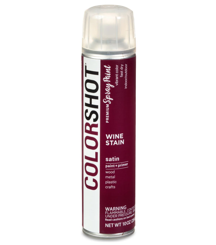 Picture of 48275 COLORSHOT Satin Spray Paint Wine Stain (Burgundy) 10 oz.