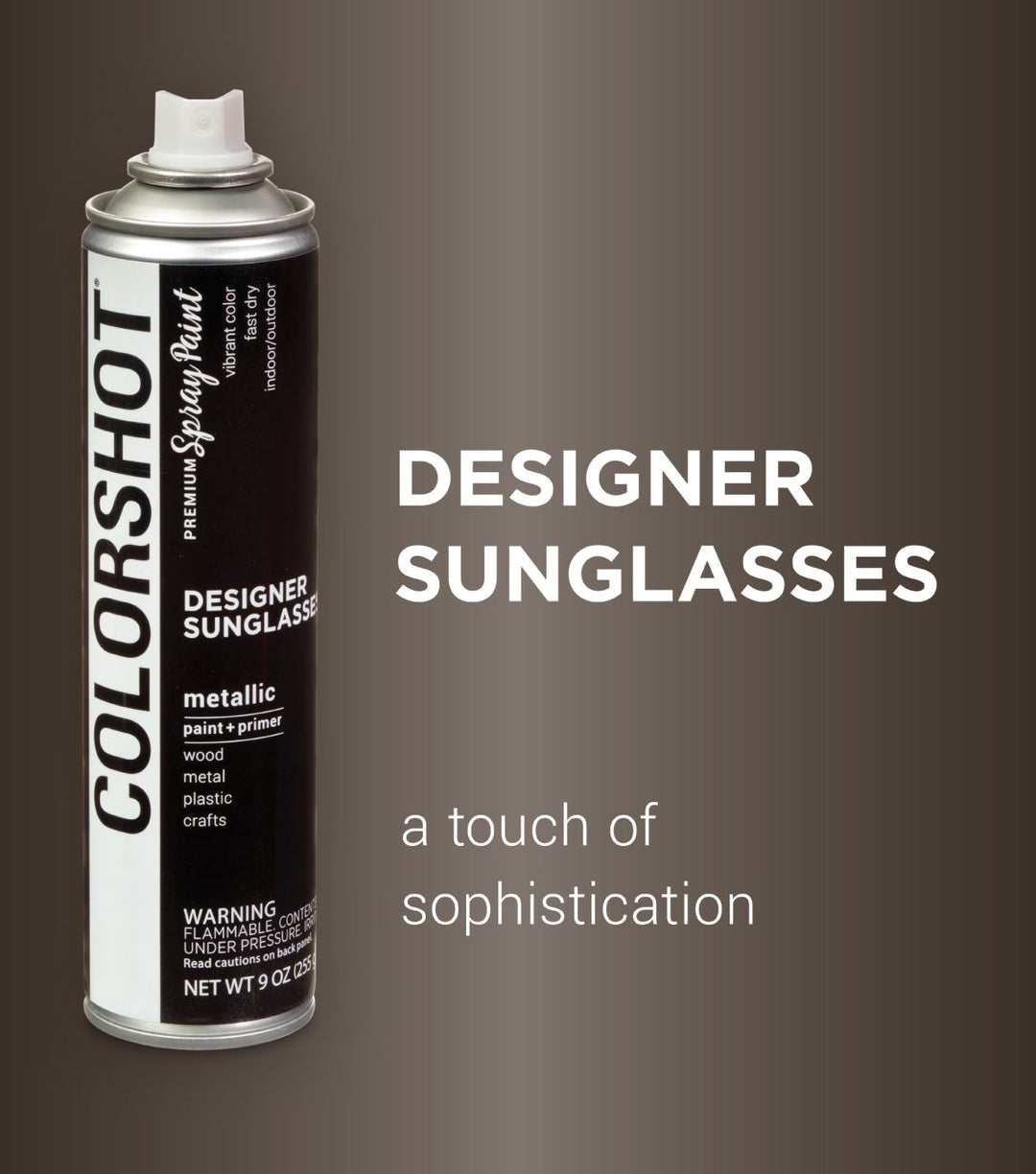 Picture of 48312 COLORSHOT Metallic Spray Paint Designer Sunglasses (Deep Brown Metallic) 9 oz.