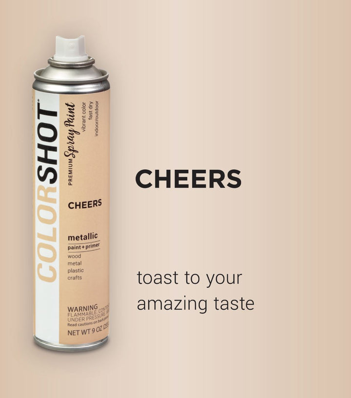 Picture of 48308 COLORSHOT Metallic Spray Paint Cheers (Champagne) 9 oz.