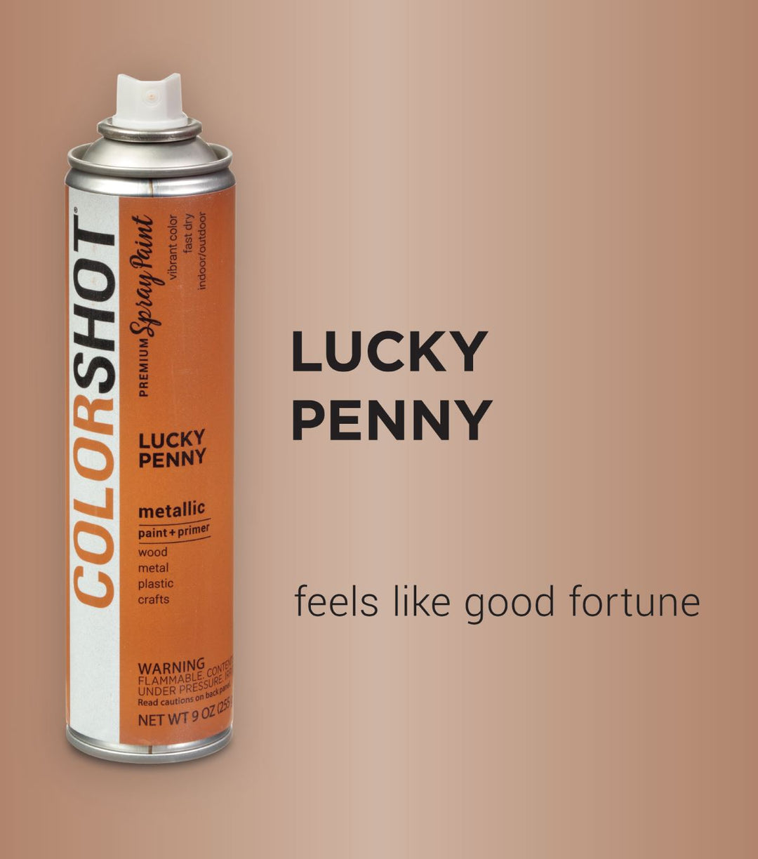 Picture of 48307 COLORSHOT Metallic Spray Paint Lucky Penny (Copper) 9 oz.