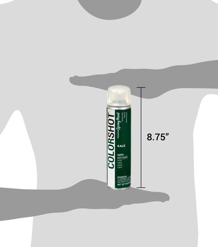 Picture of 48283 COLORSHOT Satin Spray Paint Kale (Dark Green) 10 oz.