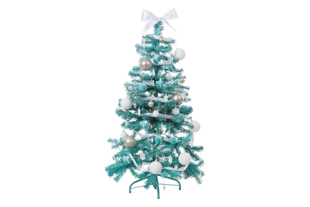 Tiffany Blue Inspired Christmas Tree | COLORSHOT Paint